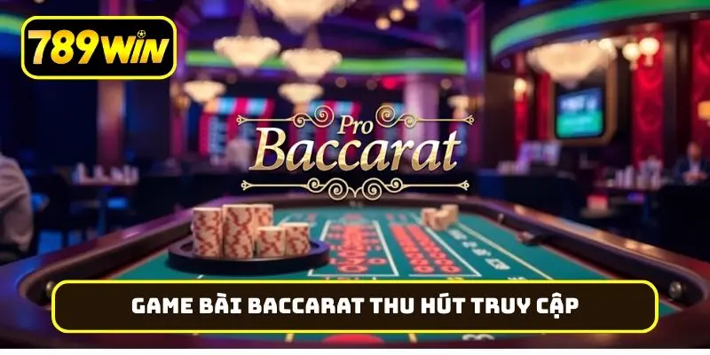 Game bài Baccarat thu húng hàng triệu lượt truy cập