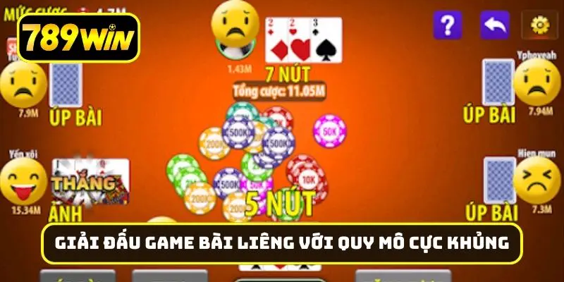 Giải đấu game bài liêng 789Win với quy mô cực khủng