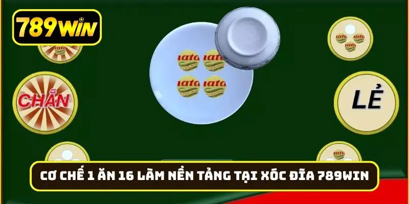 Lấy cơ chế 1 ăn 16 làm nền tảng tại xóc đĩa 789Win