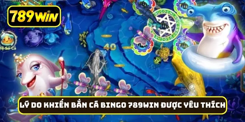 Lý do khiến bắn cá Bingo 789Win được yêu thích rộng rãi