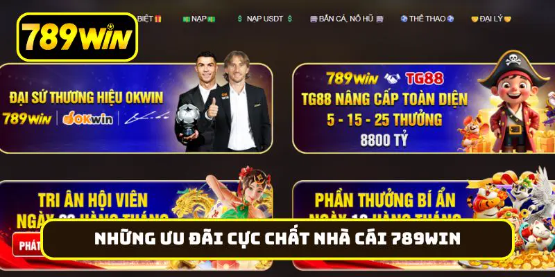 Những ưu đãi cực chất khi đồng hành cùng nhà cái 789Win