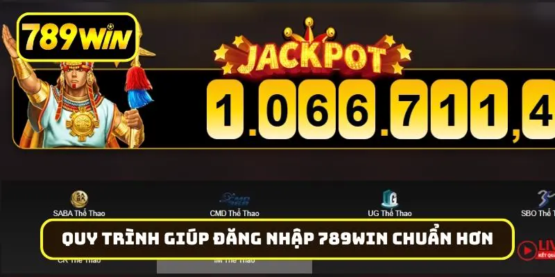 Quy trình giúp đăng nhập 789Win chuẩn chỉ hơn