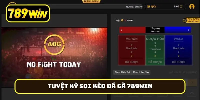 Tuyệt kỹ soi kèo đá gà 789Win